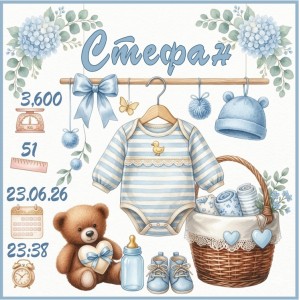 Принт Бебе 129 персонализиран
